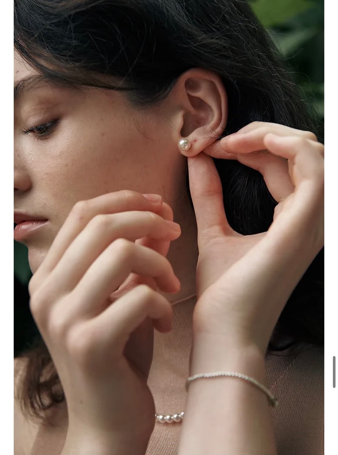 베흐트 14K 하우트 스와로브스키 진주 귀걸이 8MM 상품이미지8