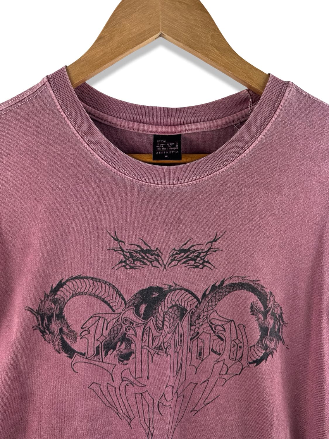 JPN 오리엔탈 드래곤 하트음양오행 티셔츠2482 상품이미지3