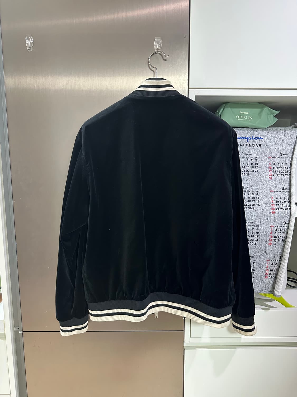 Youth 벨벳 바시티 자켓 상품이미지2