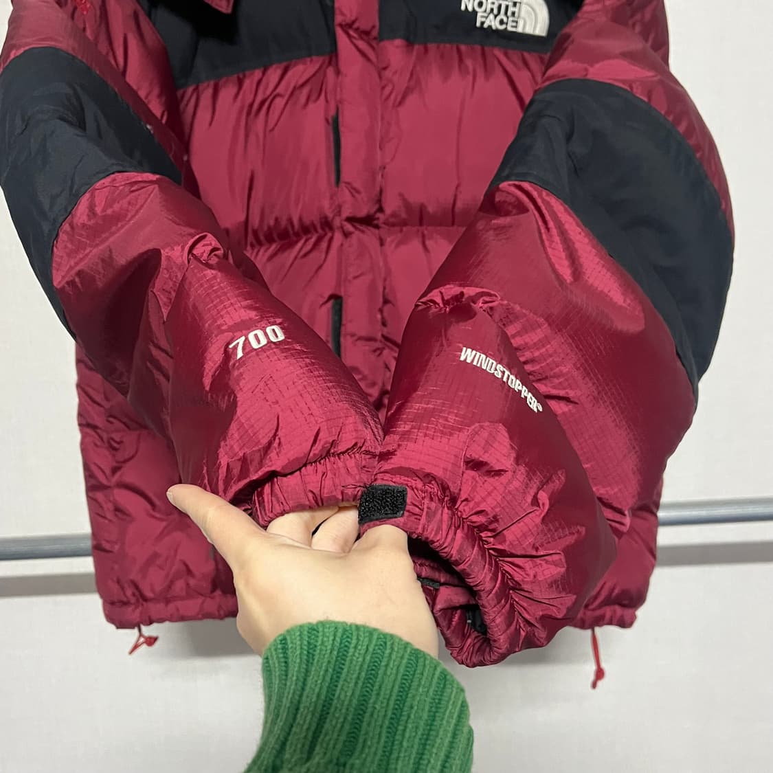 노스페이스 써밋 700 눕시 패딩 버건디 95 상품이미지7