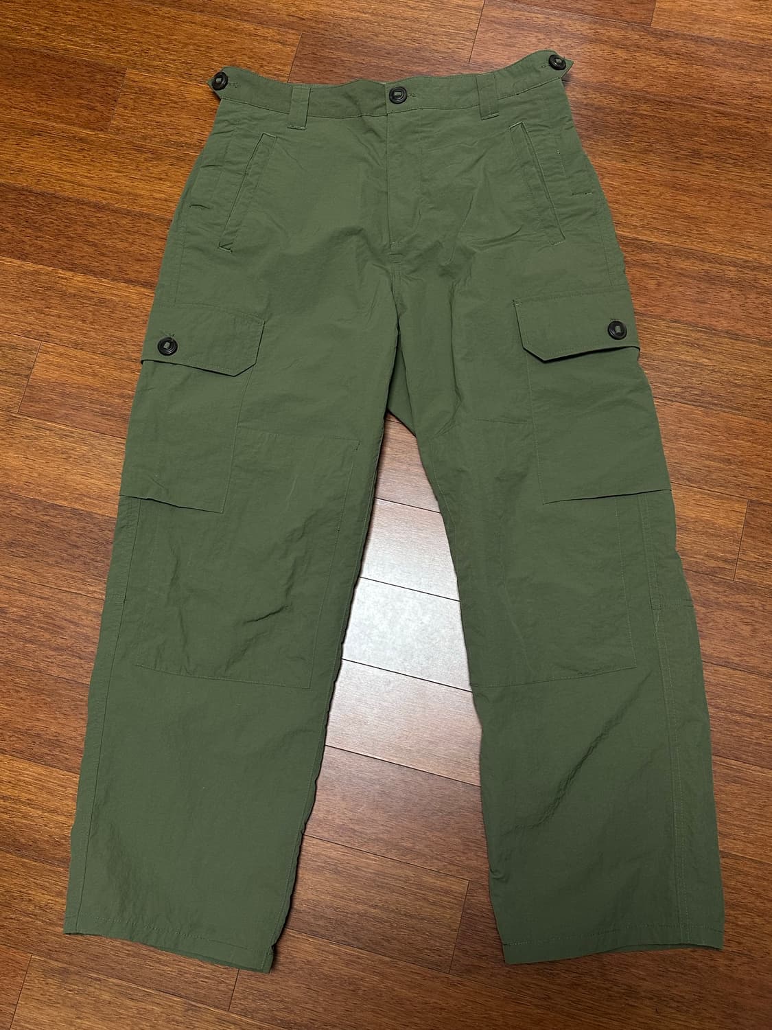 M) 유니폼브릿지 스웨덴 아미 카고 팬츠 올리브 나일론 상품이미지2