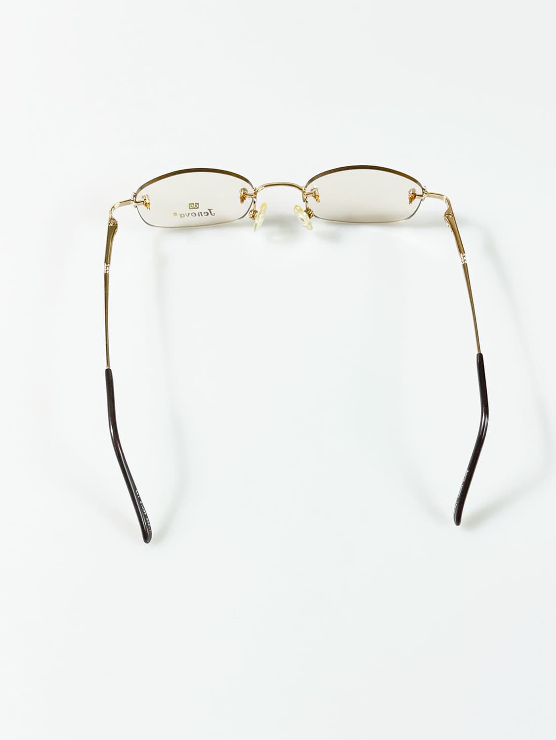 90s JENOVA 무테 스퀘어 틴트 빈티지 데드스탁 안경 상품이미지5