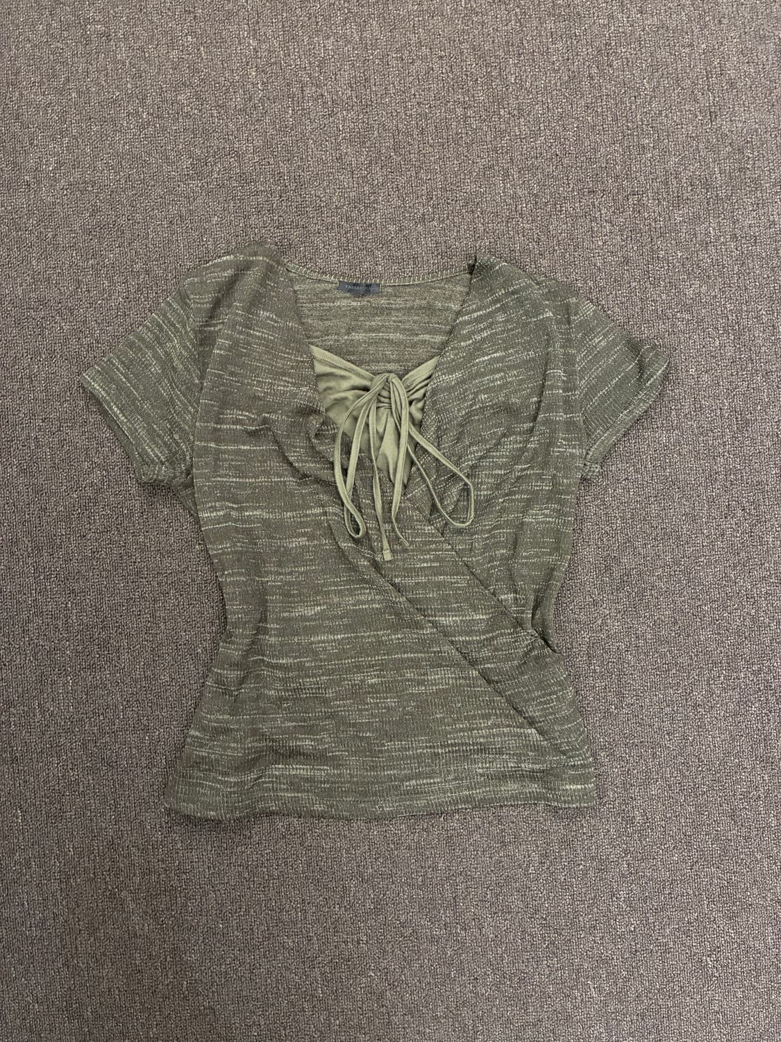 LL)Japanese vintage 여성 레이어드 숏 슬리브 상품이미지3