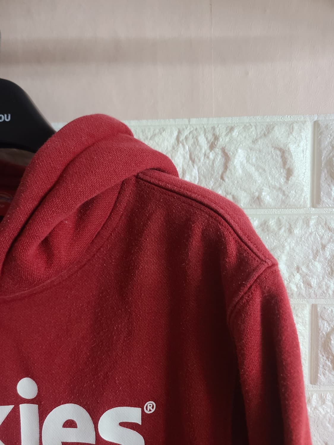 디키즈 빨간색 후드티(스몰) 상품이미지2