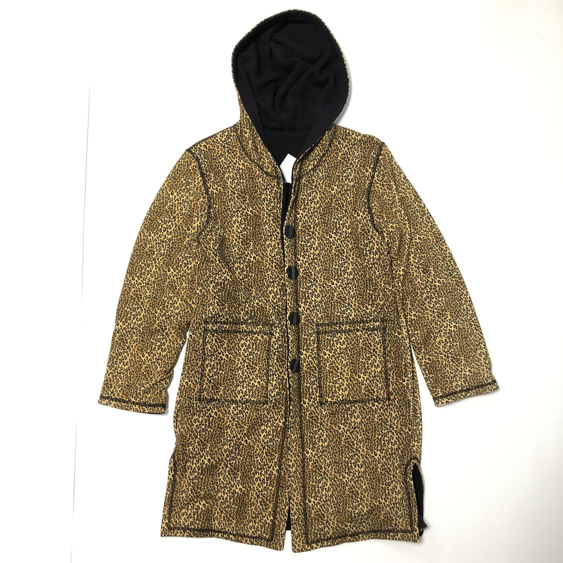 레오파드 양면 코트 가디건 상품이미지4