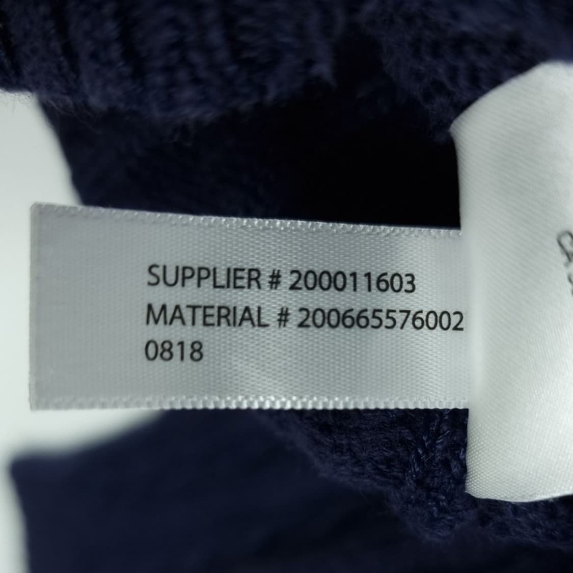 [폴로 랄프로렌] 로고 자수 니트 집업 가디건 네이비 M20131 상품이미지9