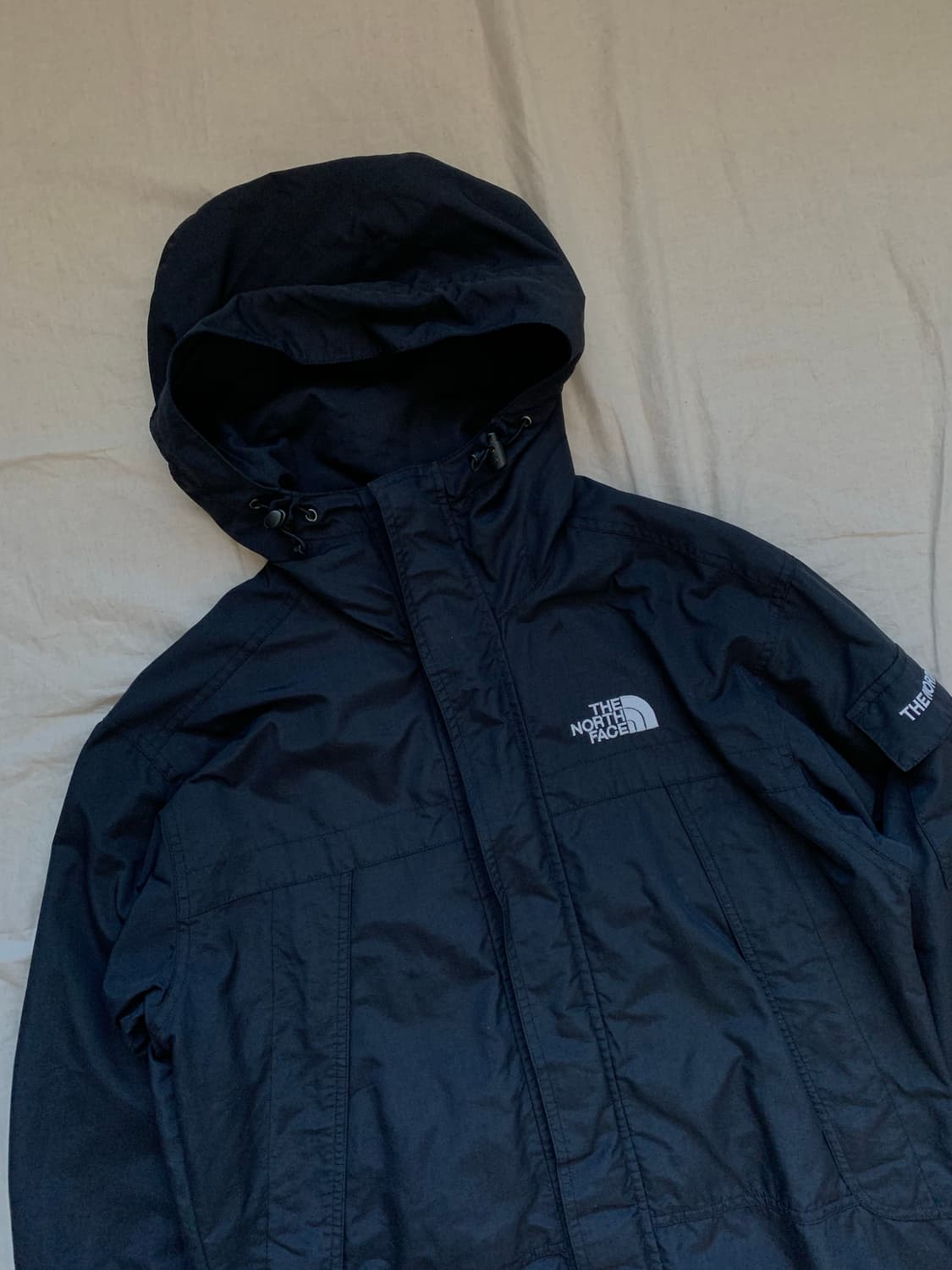 대장급 노스페이스 로고 블랙 윈드 바람막이 자켓 상품이미지6