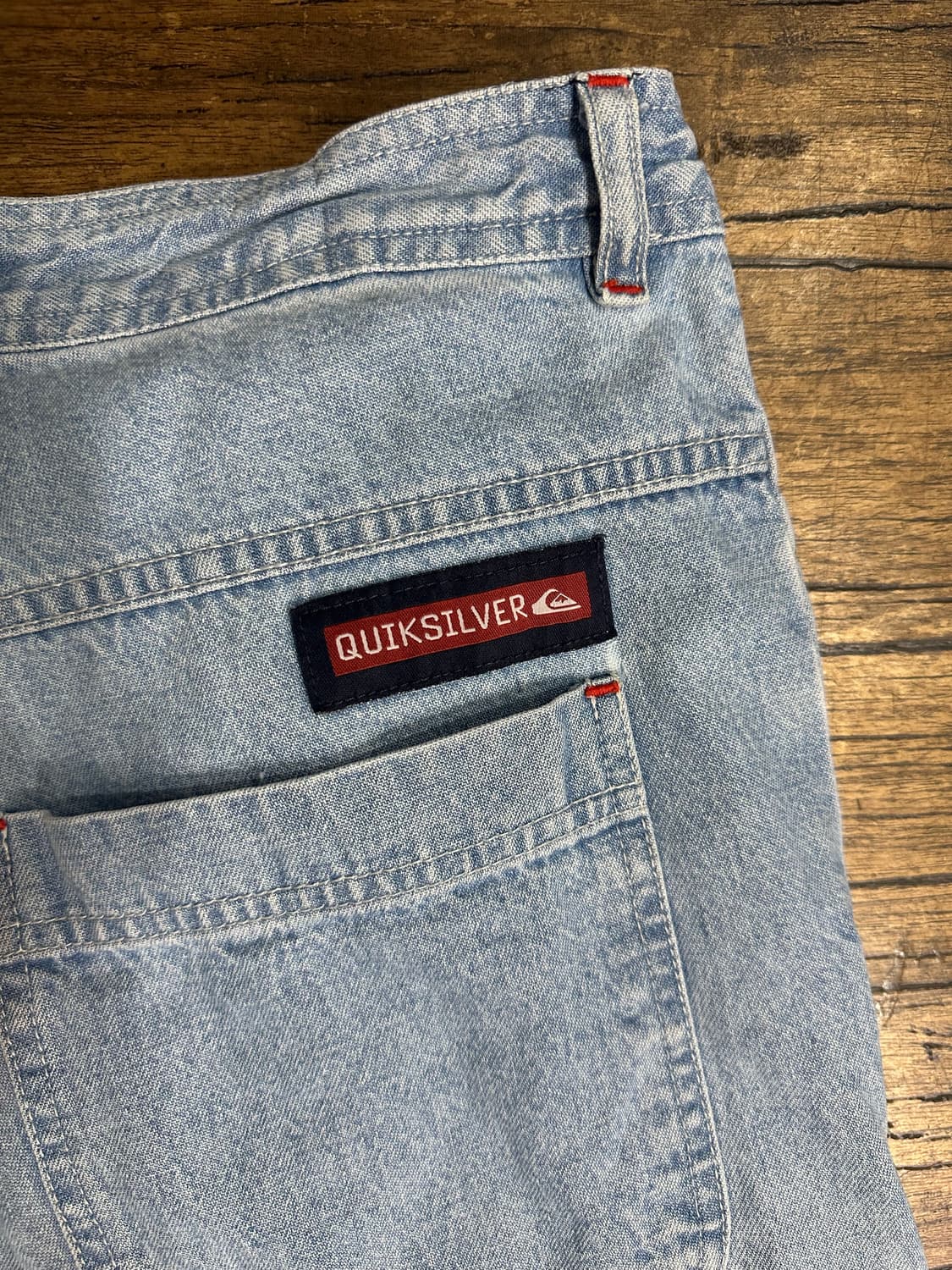 90s Quiksilver 연청 루즈핏 데님 29사이즈 상품이미지3