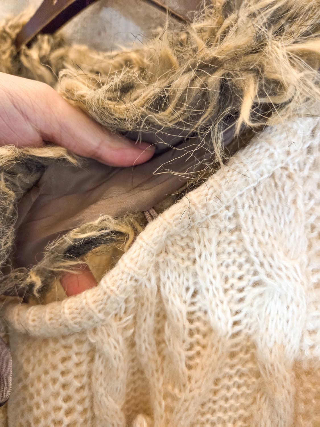 axes femme 러블리 케이프 가디건 상품이미지5