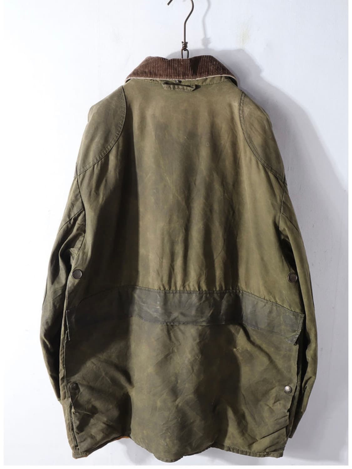 [50] Monogramme 왁스 필드 바버 자켓 올리브 카키 상품이미지2