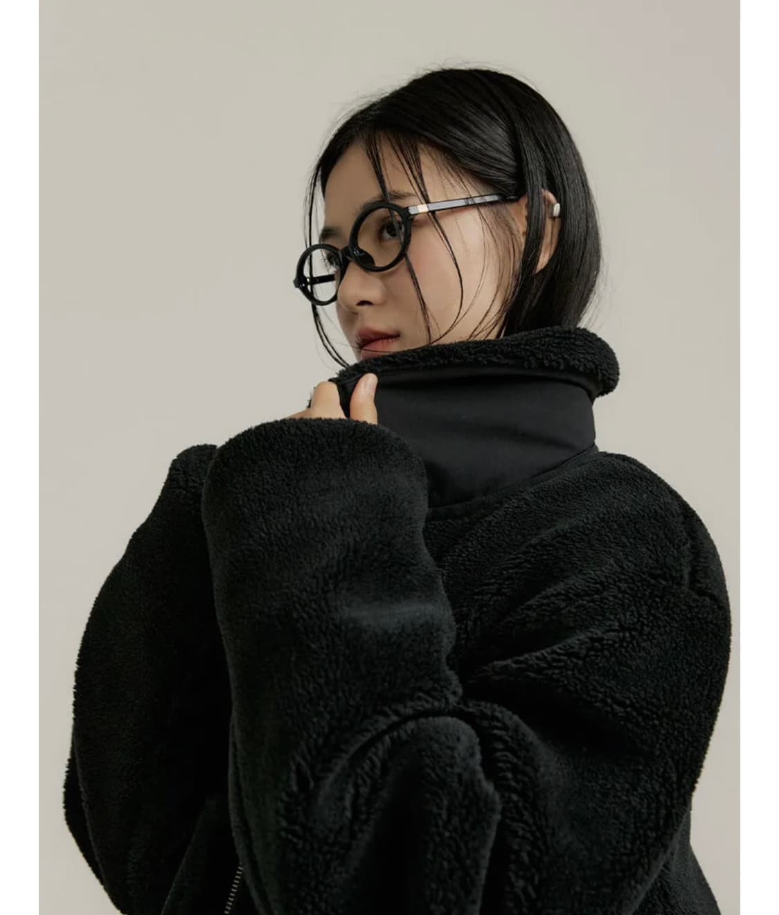 시티브리즈 디테쳐블 플리스 점퍼_BLACK_free 상품이미지5