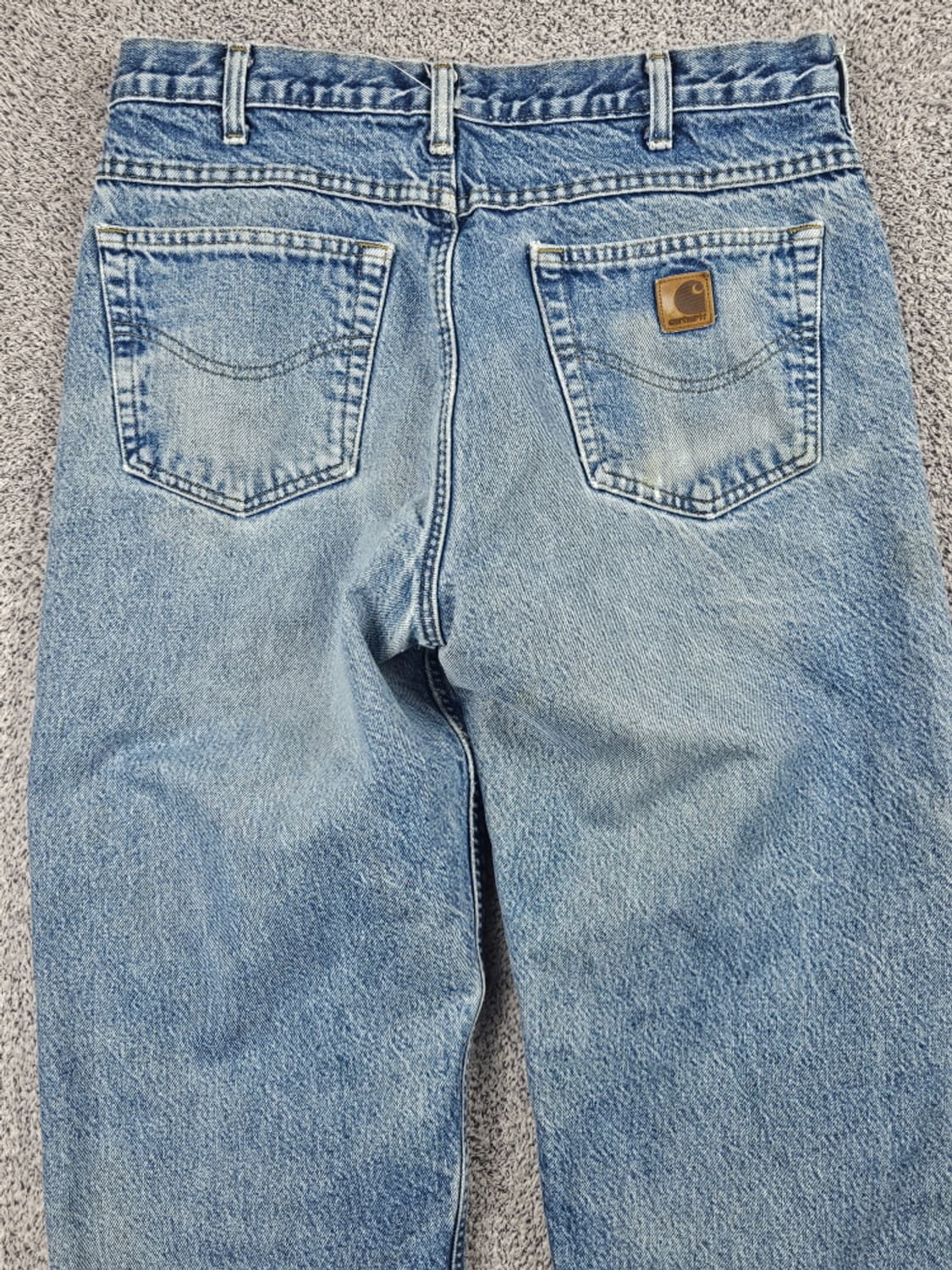 칼하트 헤비 플란넬 체크 데님 워크 팬츠 (34 X 30) / 10051 상품이미지9