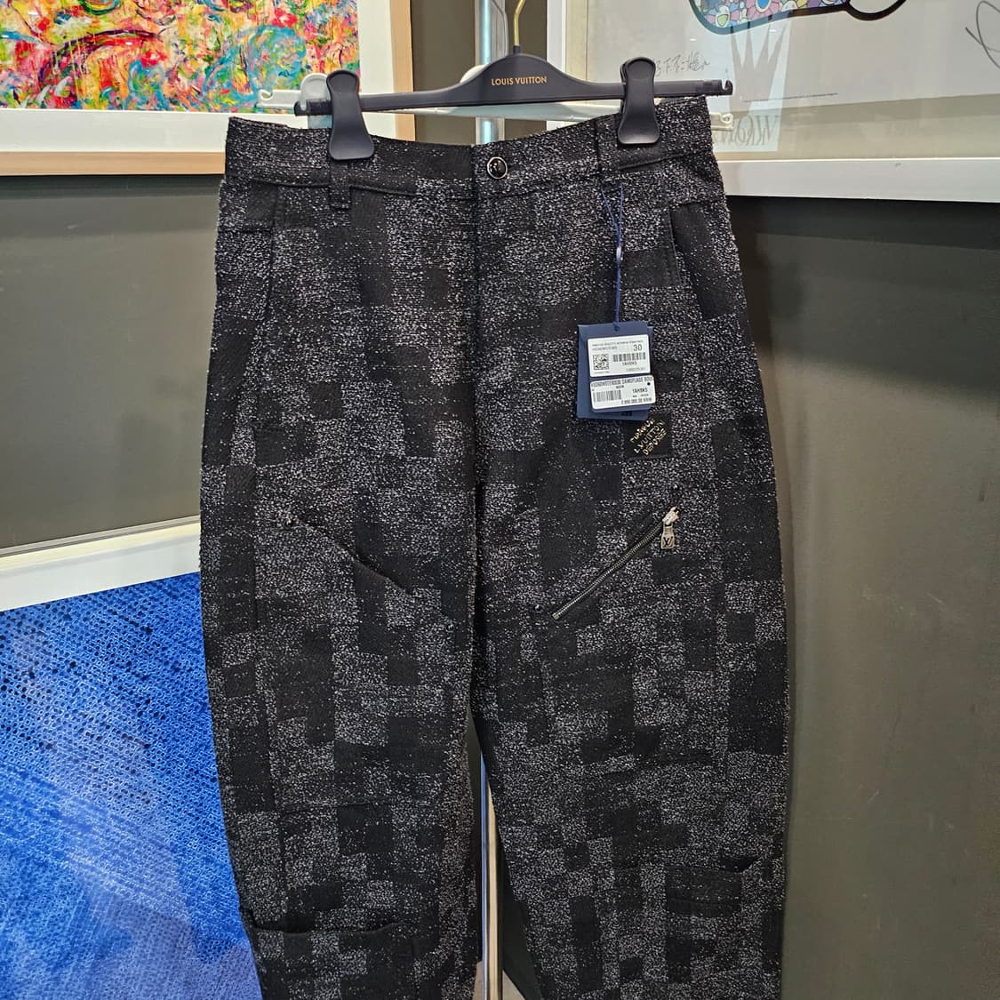 루이비통 퍼렐 트위드 부클레 워크웨어 팬츠 상품이미지3