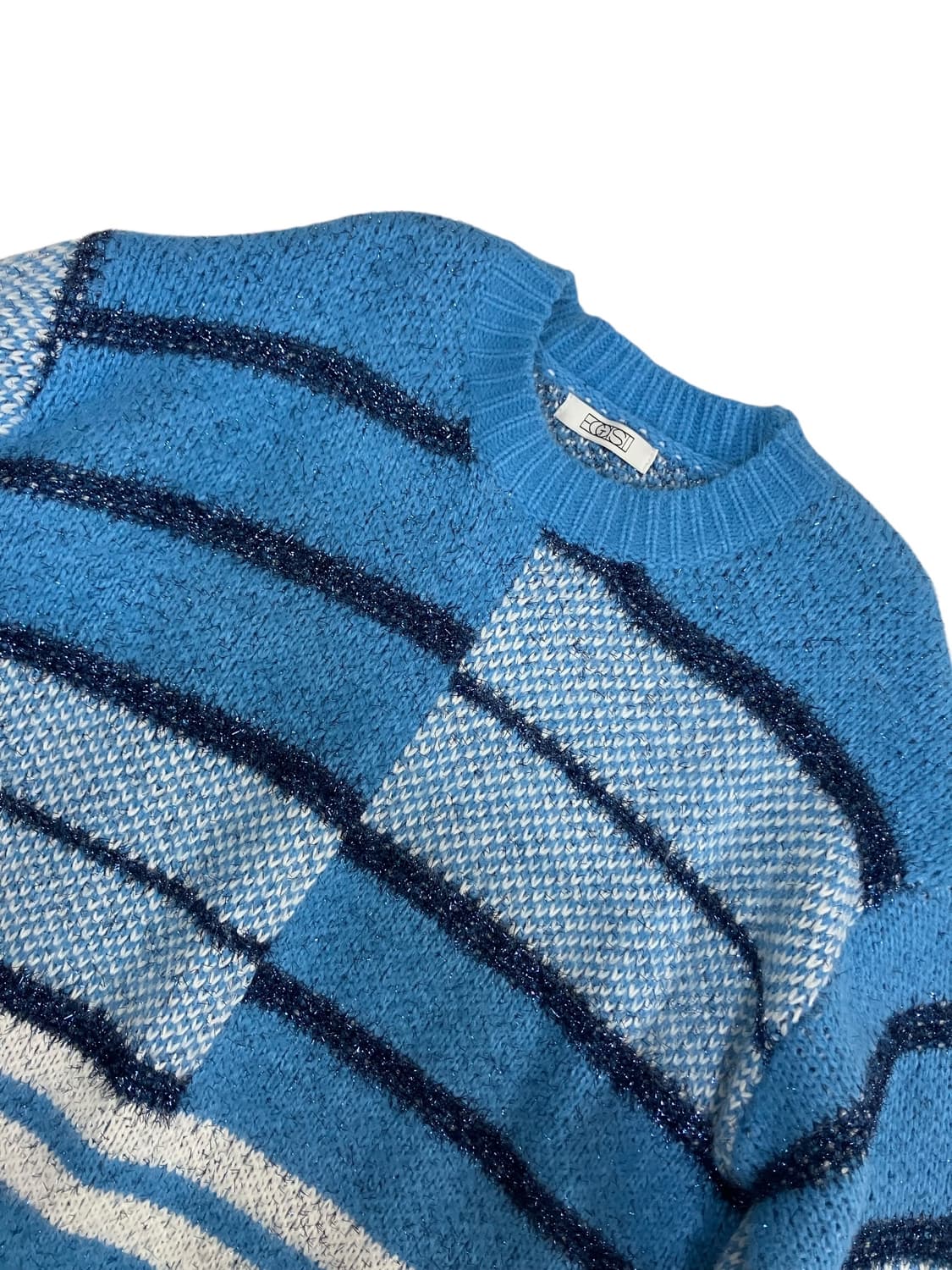 EGOIST 배색 스트라이프 니트 스웨터 F 상품이미지2