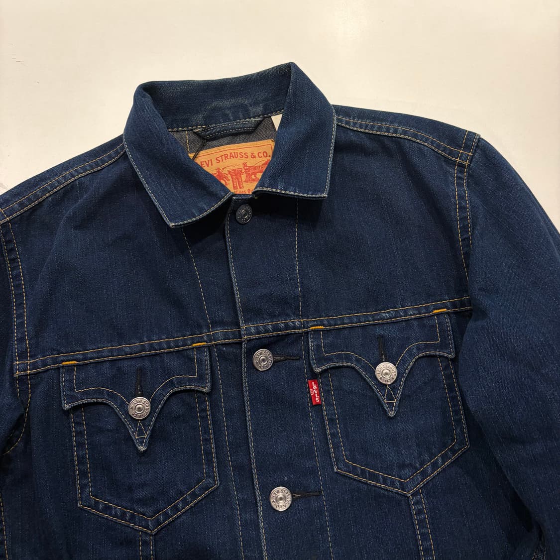 [M] 00s 리바이스 01105-0370 타입원 데님 자켓 D805 상품이미지3