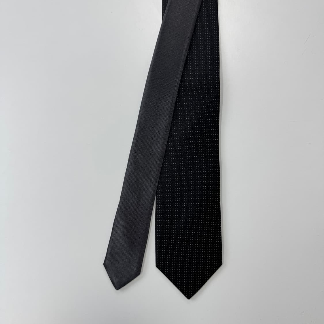 CK 캘빈클라인 명품 정품 블랙넥타이 7.1cm 상품이미지1