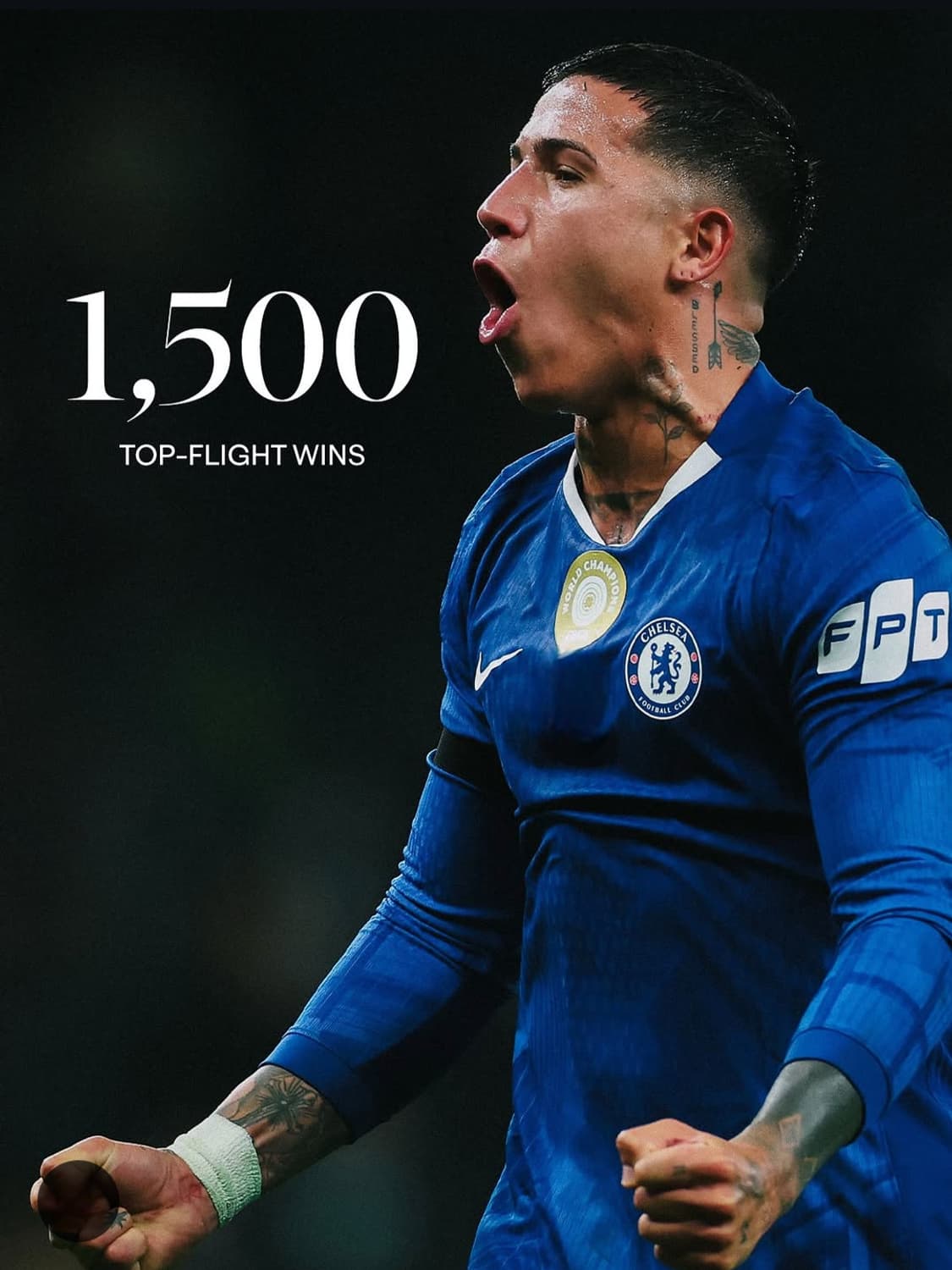 25-26 첼시 홈킷 엔소 긴팔유니폼 L사이즈 어센틱버전  상품이미지8