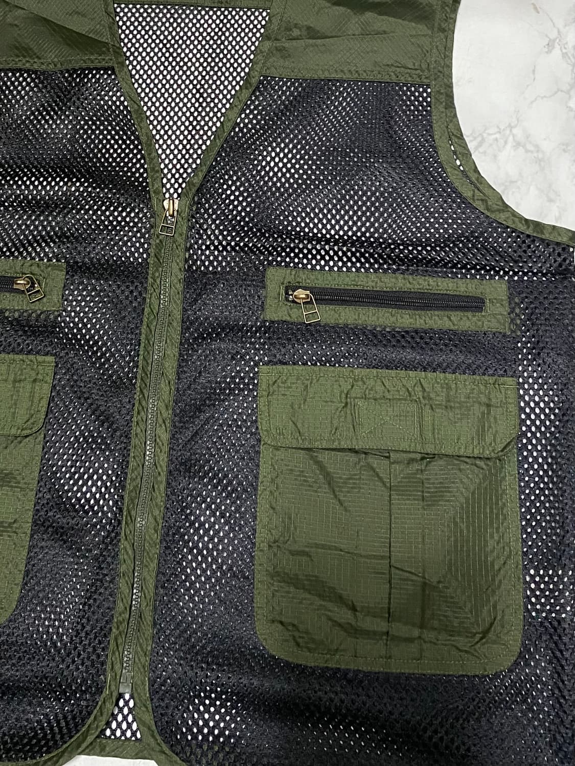 빈티지 메쉬 조끼 망사조끼 105 사이즈 상품이미지3