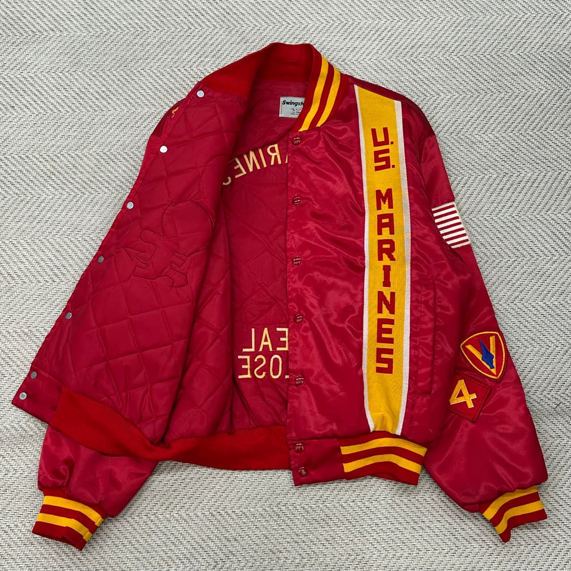 스윙스터 패치 새틴자켓 r2940 상품이미지3