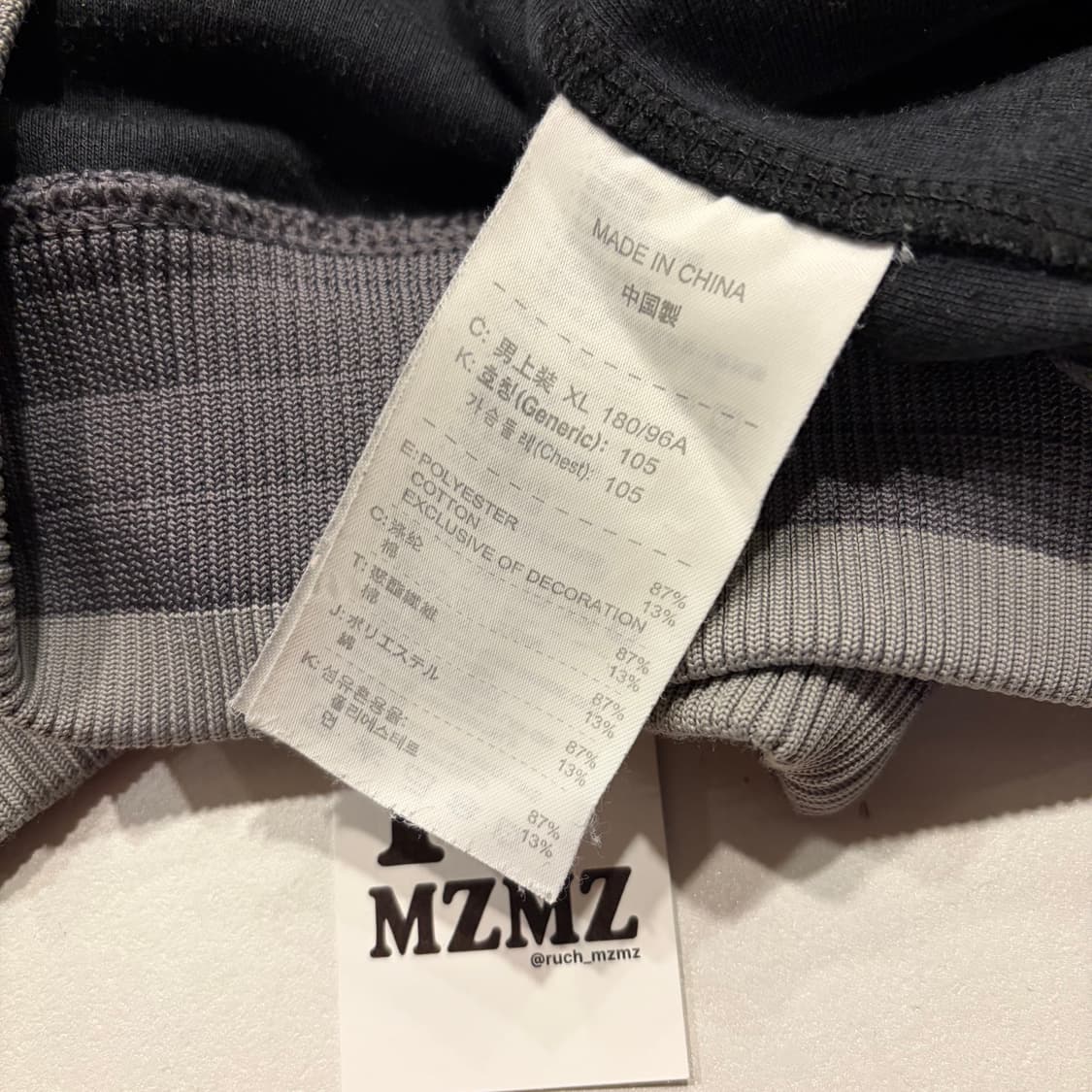 [XL] 04s 나이키 넥로고 블랙 스우시 맨투맨 티셔츠 C904 상품이미지7