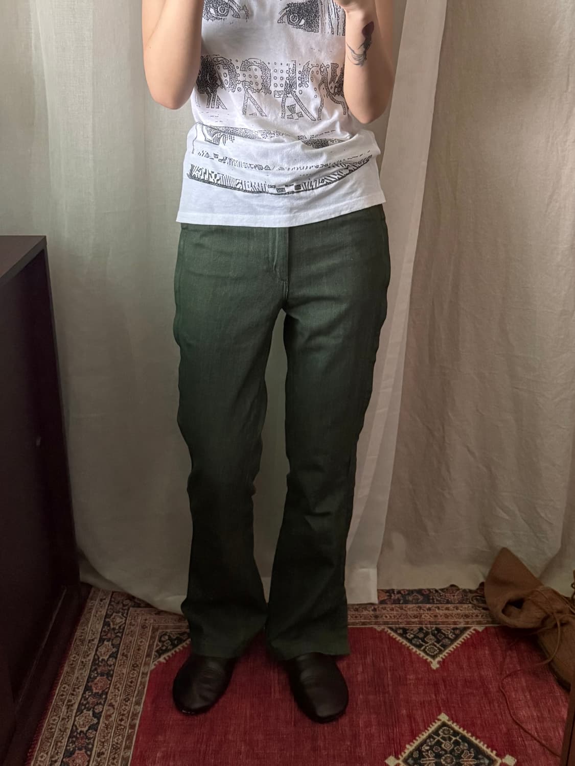 TOGA PULLA(토가풀라) 플레어 데님 팬츠 상품이미지1