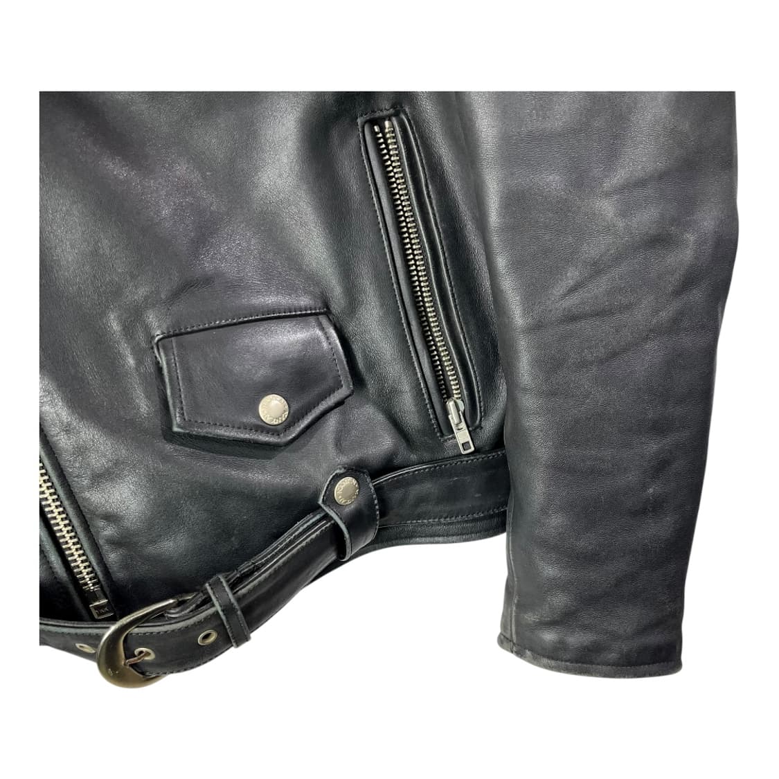 [NANKAI] 난카이 재팬 카우레더 라이더자켓 상품이미지4