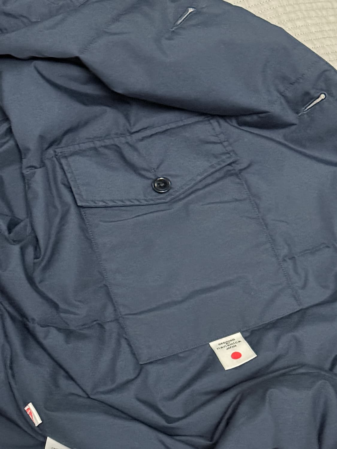 (M/105) 나나미카 인슐레이션 베스트 네이비 상품이미지5