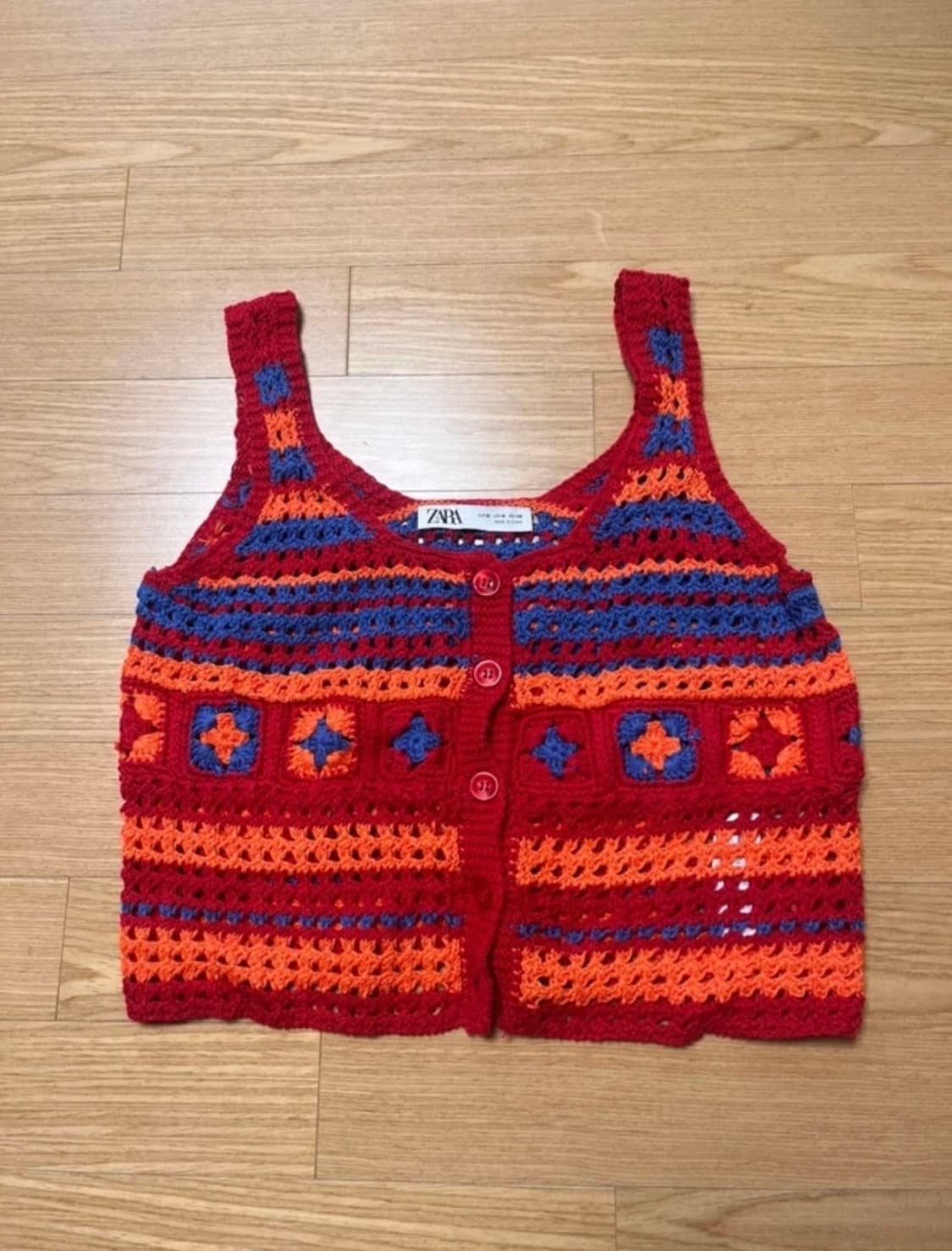 자라 크롭 니트 베스트 상품이미지1