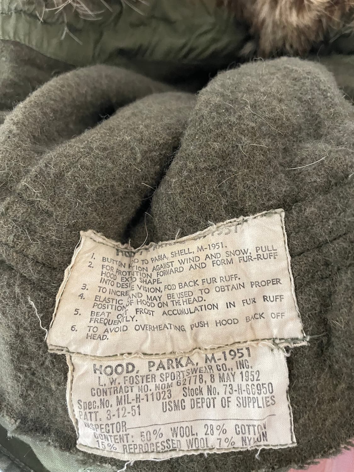 M51 파카 판매 상품이미지4