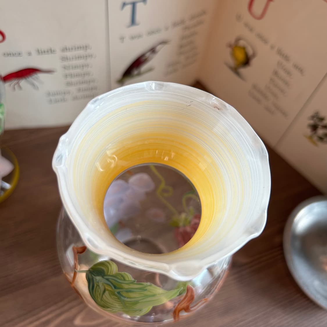 핸드페인티드 미국 빈티지 화병 오브제  상품이미지6