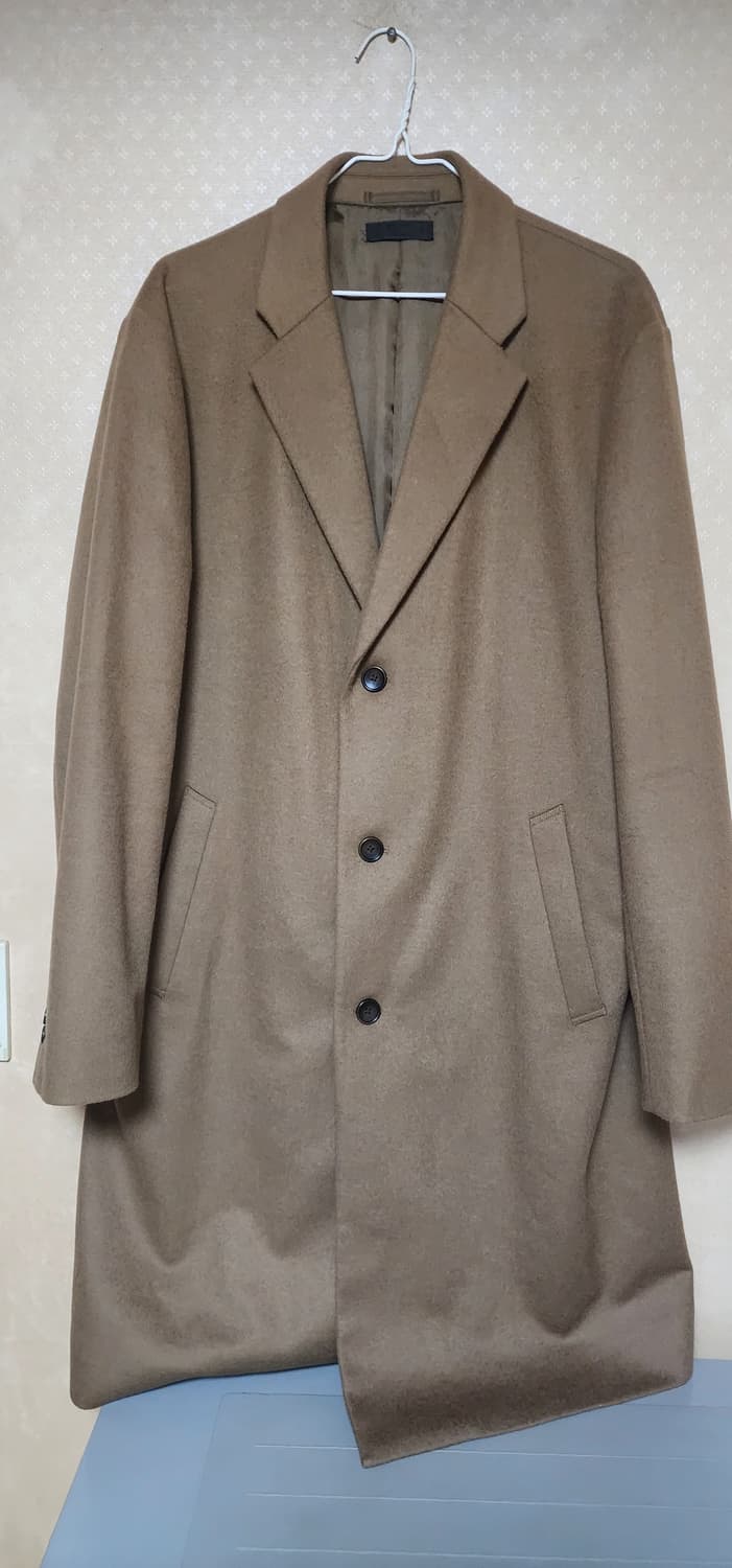 유니클로 남성 울 캐시미어 체스터 코트xl 새급 상품이미지3