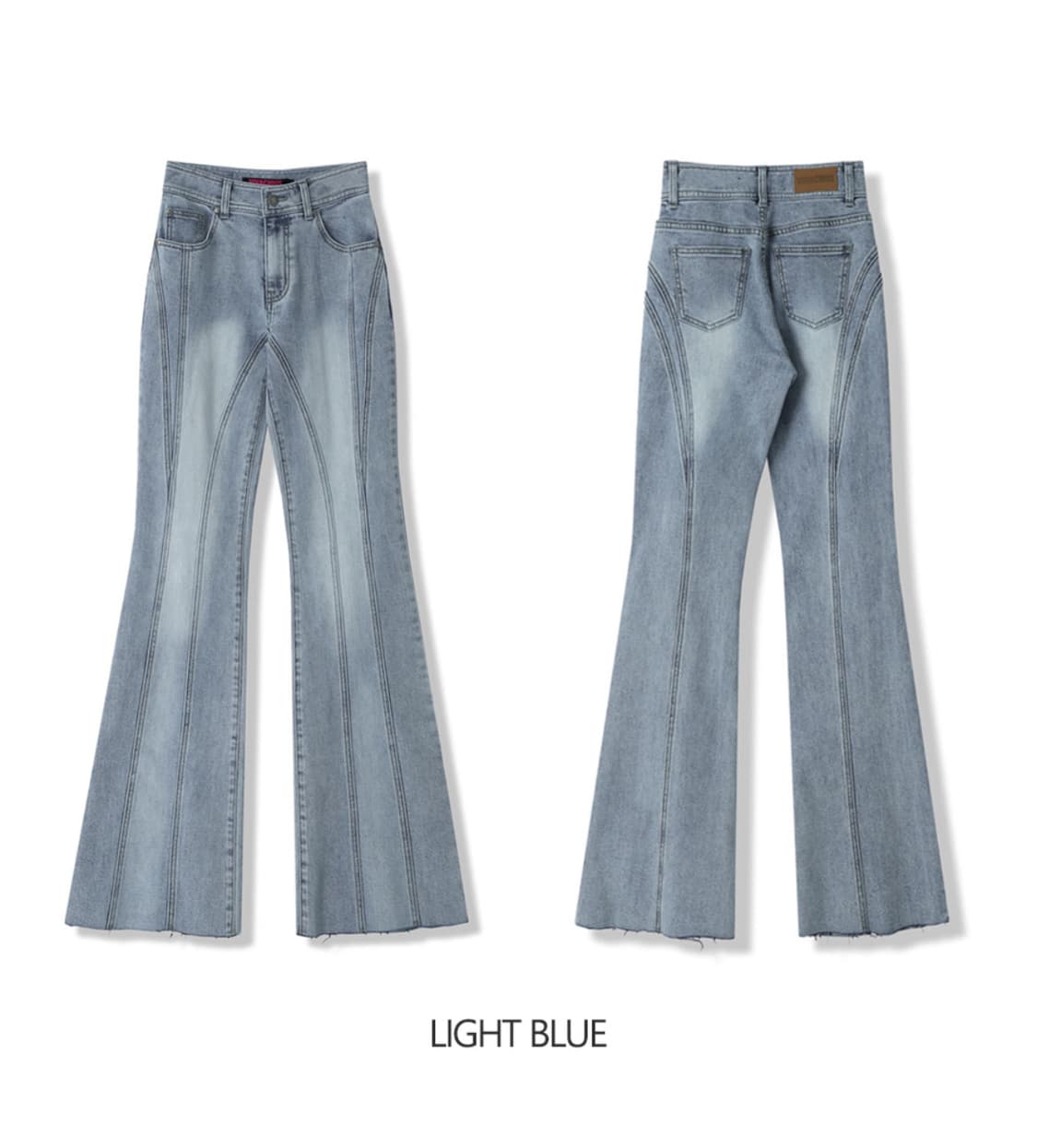 비바셔스 슬렌더 라인 데님 팬츠 라이트블루 상품이미지3