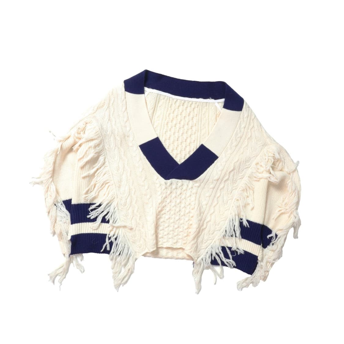 사카이 Sacai V-neck Fringe Knit    상품이미지1