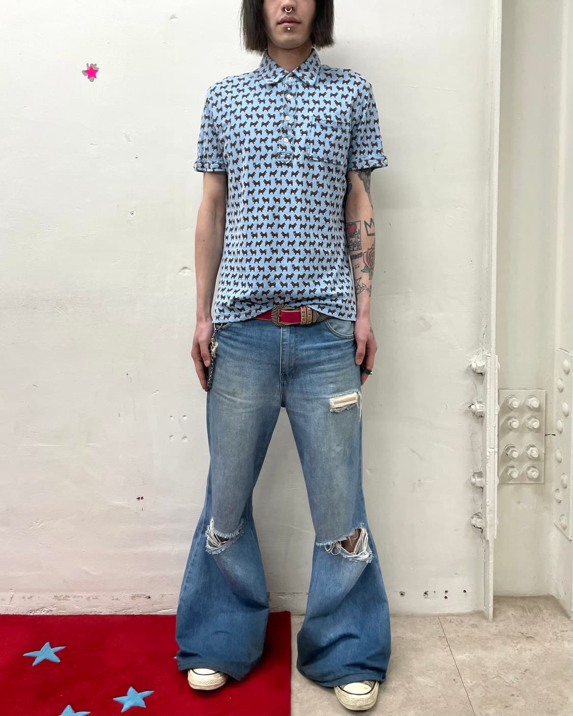  puppy blue PK T-shirt  상품이미지4