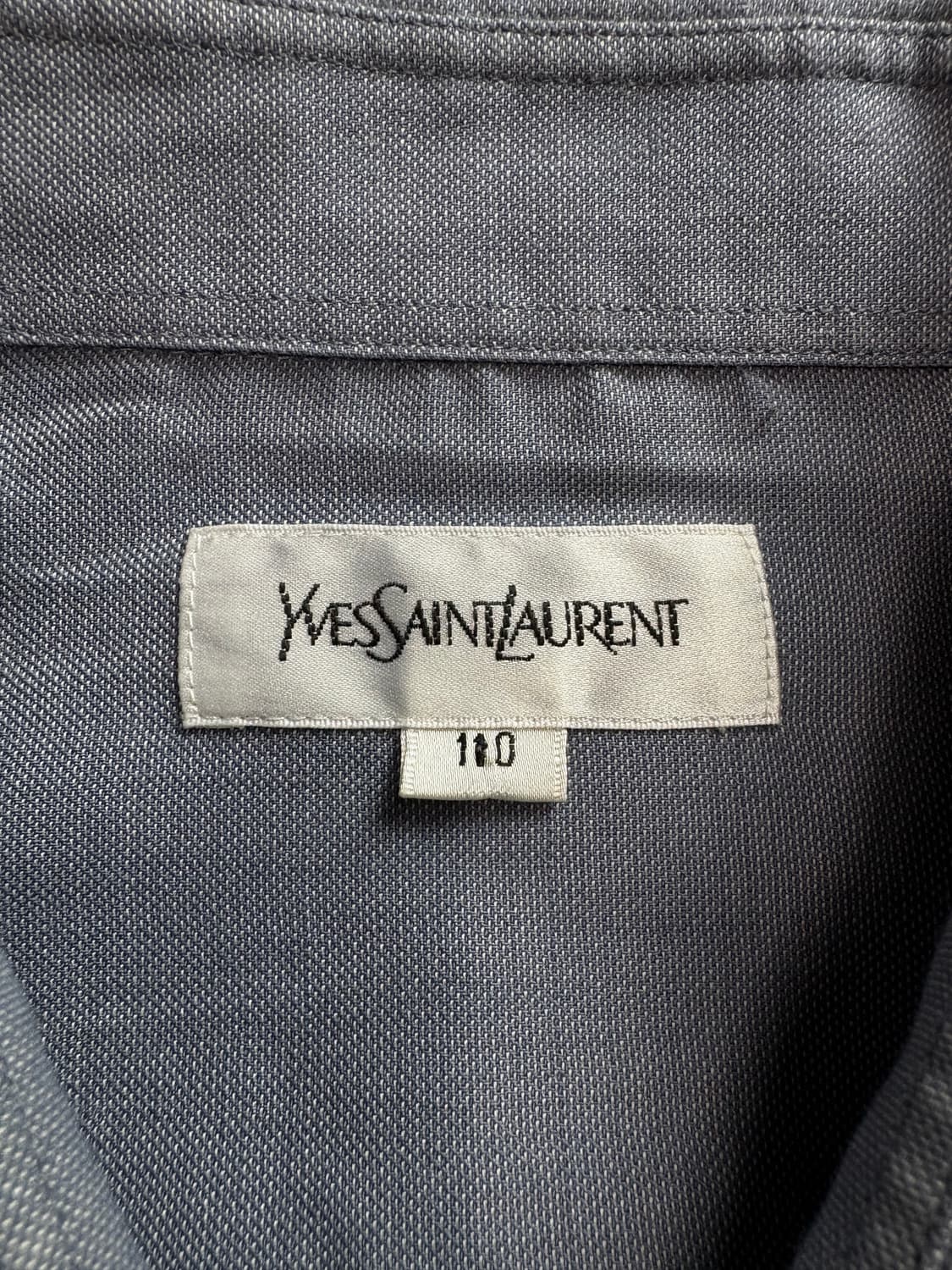 90s YSL 입생로랑 아카이브 그레이 셔츠 3760 상품이미지3