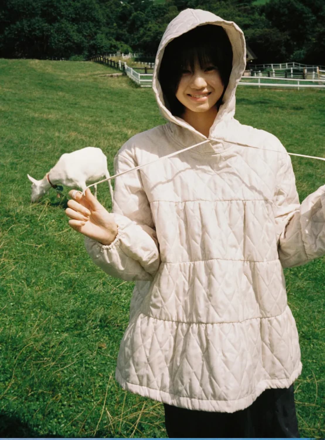 퀼티드 아노락 도브 상품이미지1