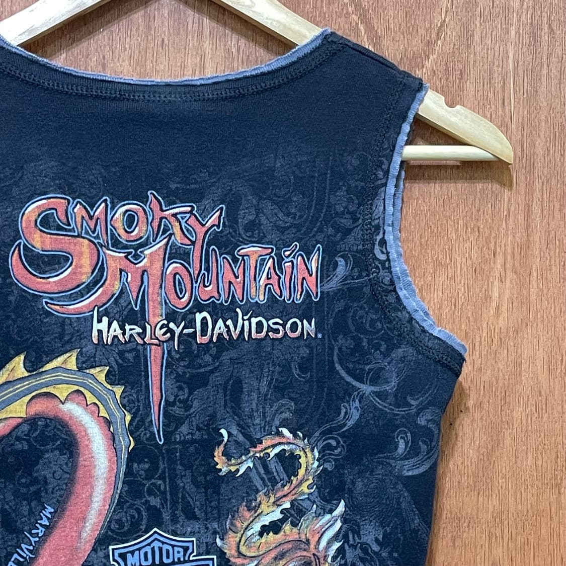 (M) Harley Davidson 할리 슬리브리스 made in USA 상품이미지4