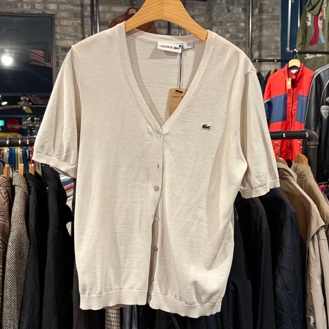 LACOSTE 라코스테 반팔 브이넥 니트 상품이미지5