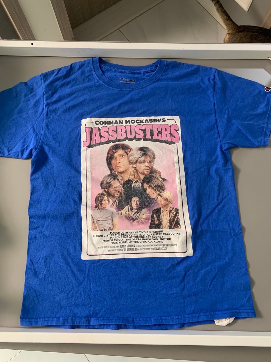 Connan Mockasin Jassbusters 투어 티셔츠 챔피온 L 상품이미지2