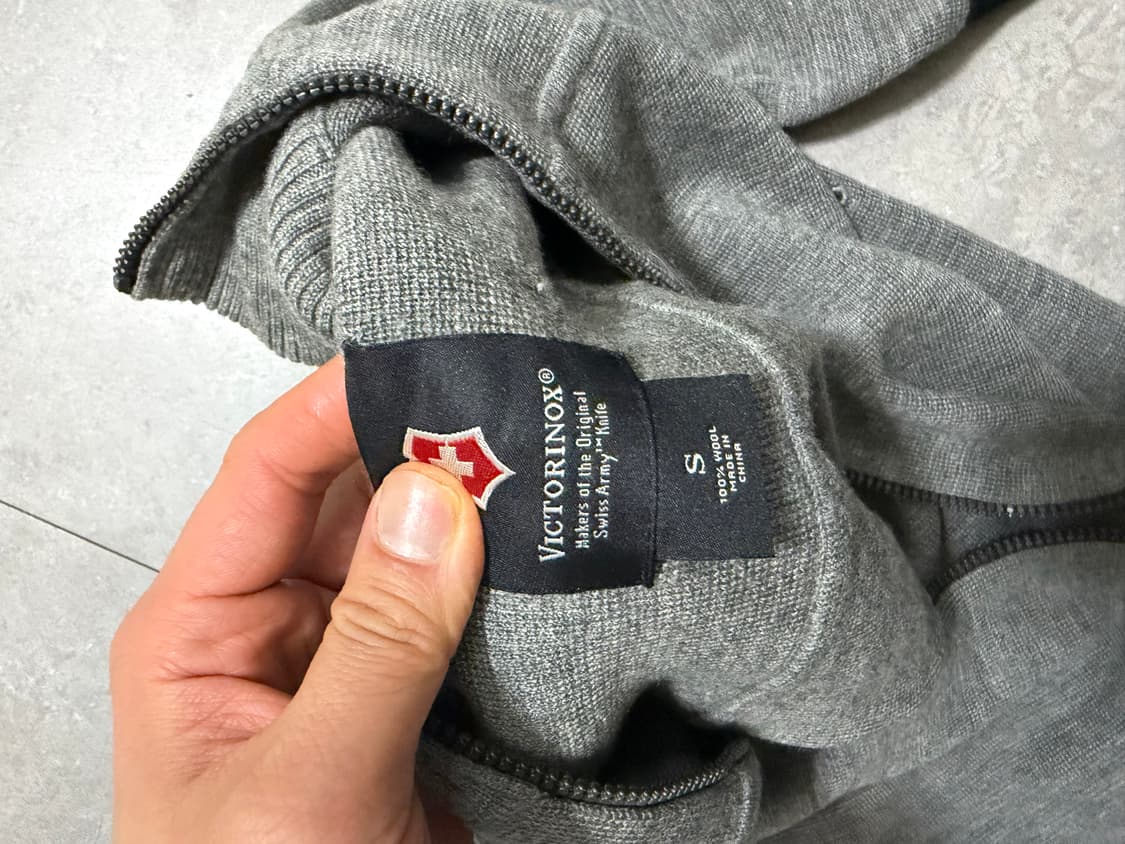  빅토리녹스  앨보패치  빈티지 울니트 풀집업  자켓  95size   상품이미지4