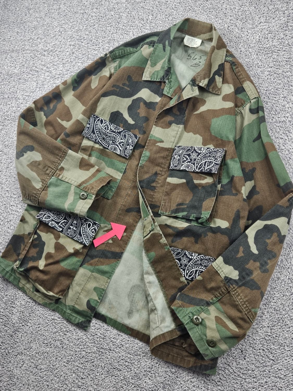 US ARMY 필드 자켓 커스텀 ( M ) / 12066 상품이미지6