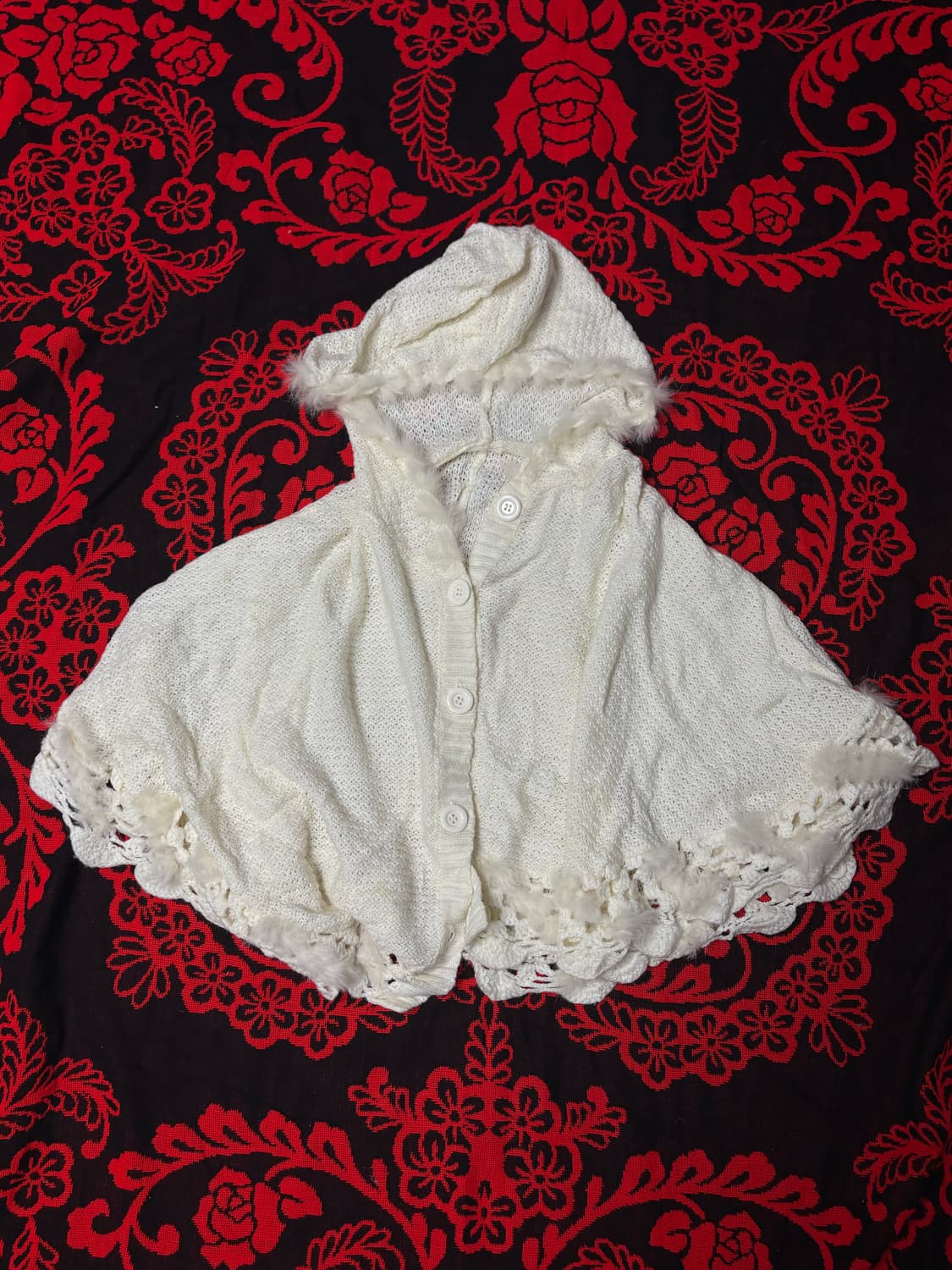 Fairy Grunge ..Lolita morigirl Fur cape 상품이미지1