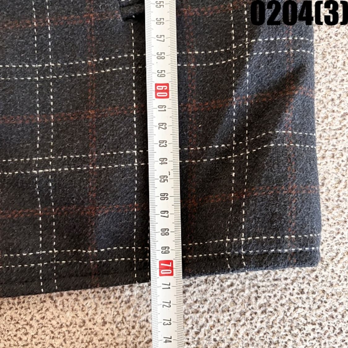 [M] WV프로젝트 체크패턴 오버핏 누빔 셔츠 자켓 상품이미지8