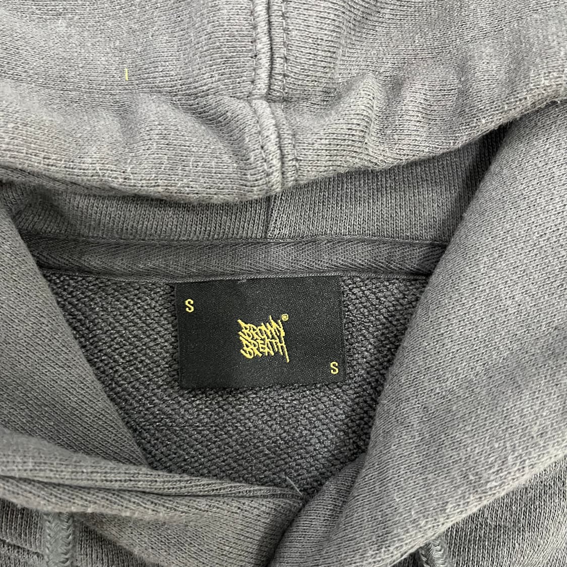 [S] 브라운브레스 차콜 여성 크롭 긴팔 후드 티셔츠 0120M1 상품이미지2