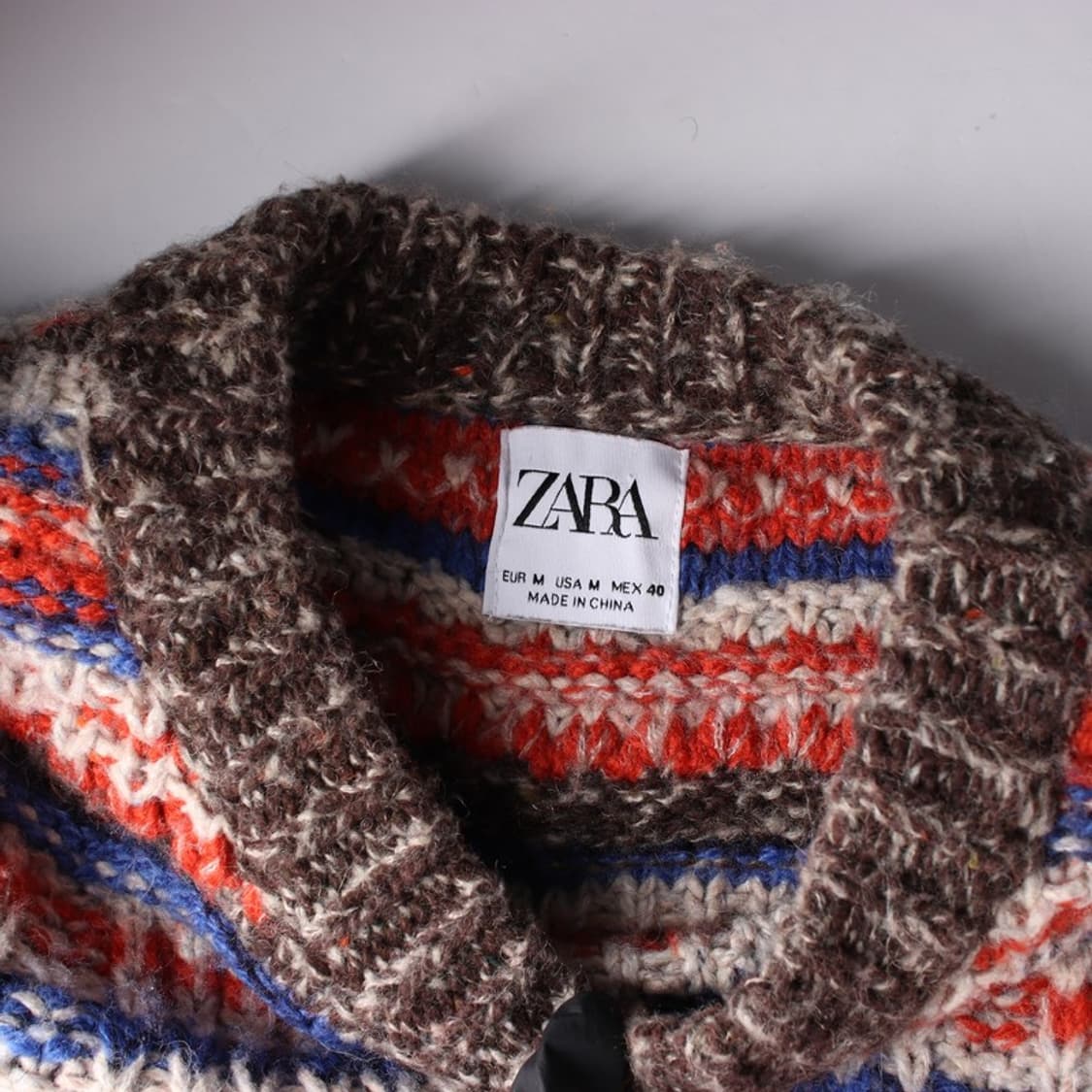 ZARA 멀티 컬러 스트라이프 니트 M 상품이미지5