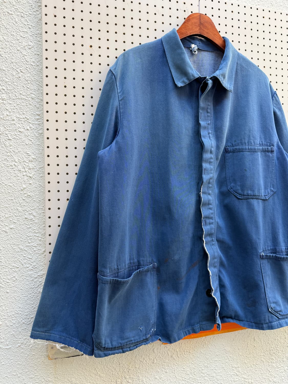 FADED WASHED DENIM FRENCH 페이드 데님프렌치워크자켓 상품이미지3