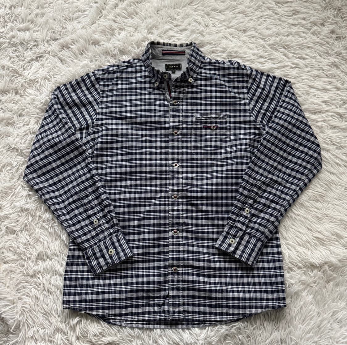 Male&co 빈티지 체크셔츠 상품이미지1