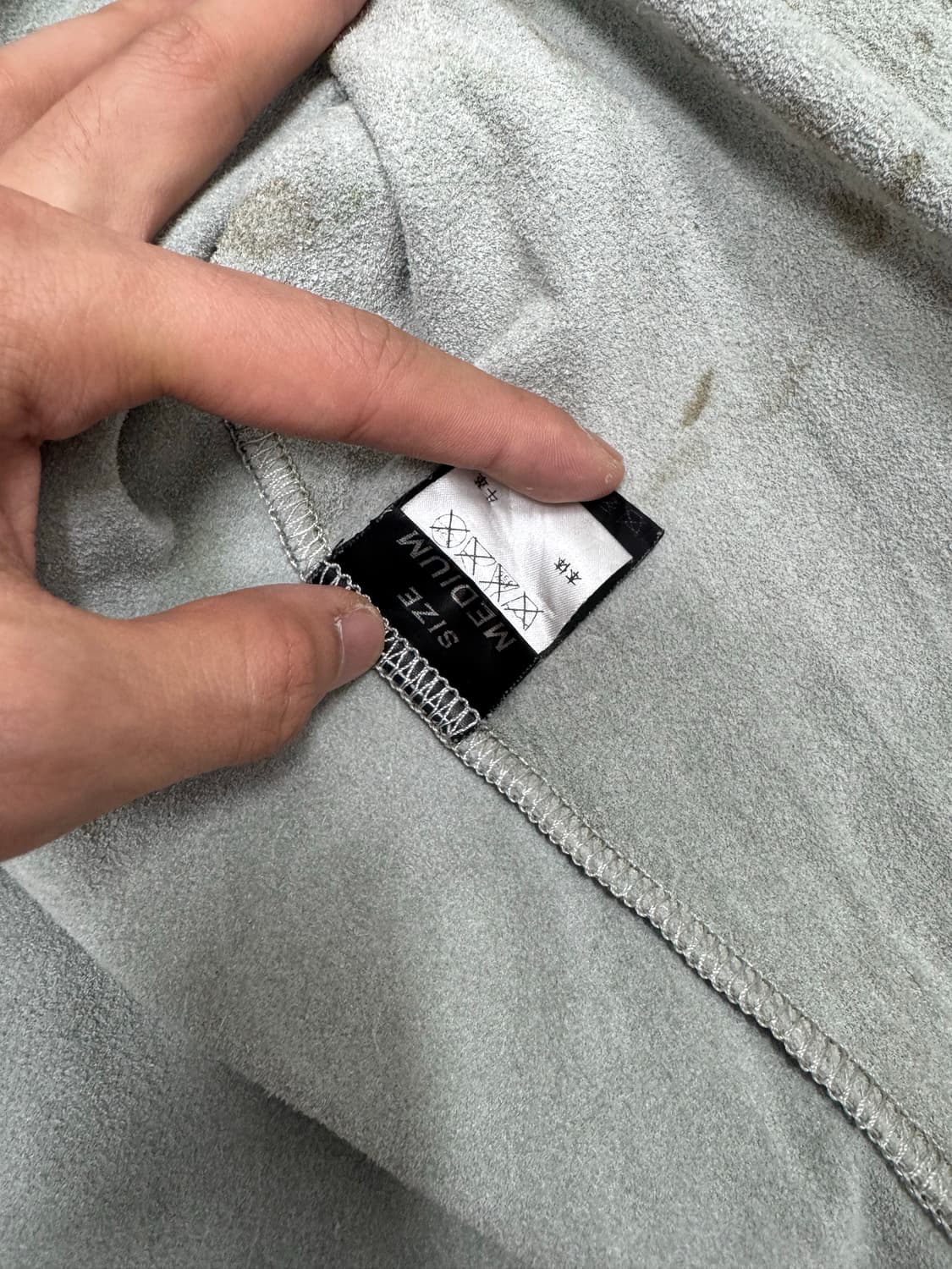 아이작셀럼 송아지가죽 레더자켓 상품이미지5