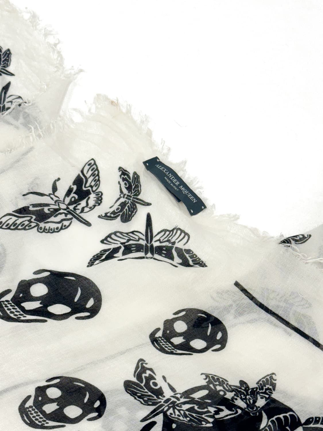 Alexander McQueen Skull Print Scarf 상품이미지4