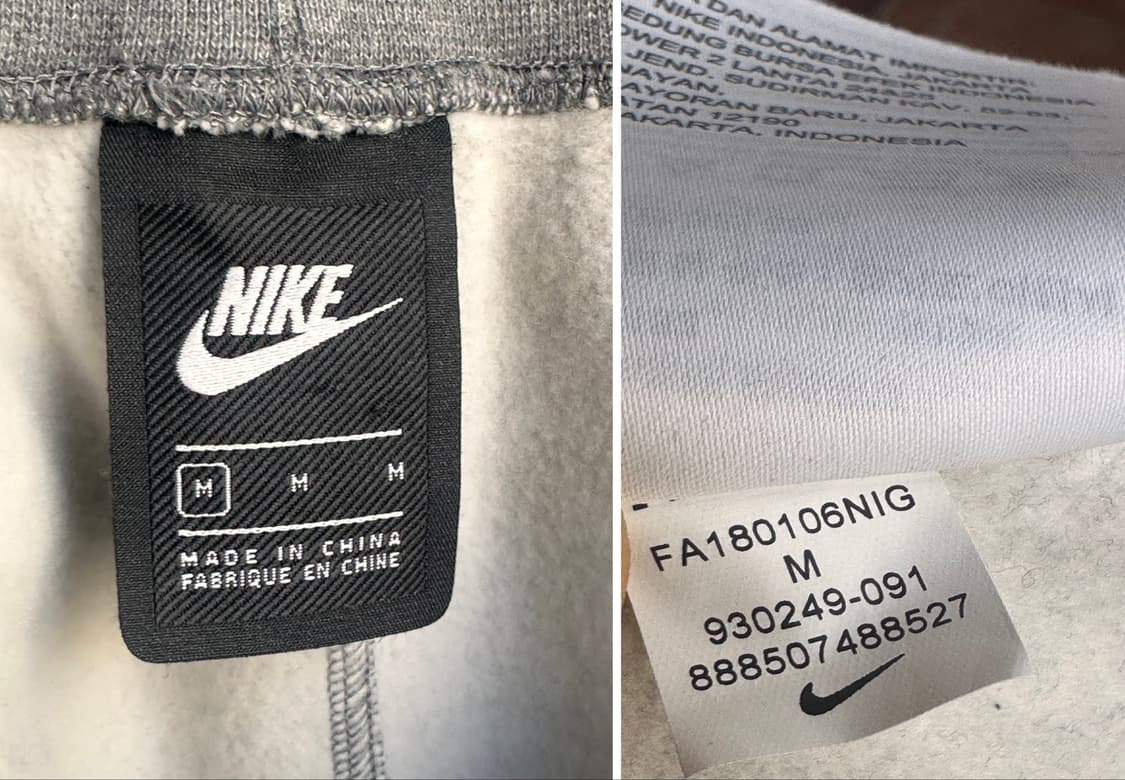 [Nike] 나이키 NSW 부클 바시티 와펜 플리스 반바지 그레이  상품이미지7